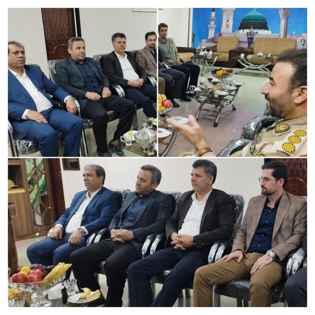 دیدار اعضای هیئت‌مدیره منطقه آزاد دوغارون با فرمانده هنگ مرزی